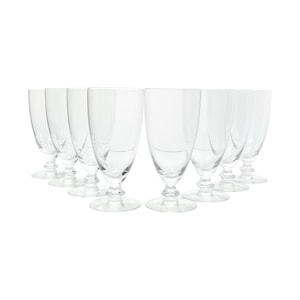 1950s Heisey “Omega” Set of 8 Iced Tea Glasses 6 1/2” 12oz