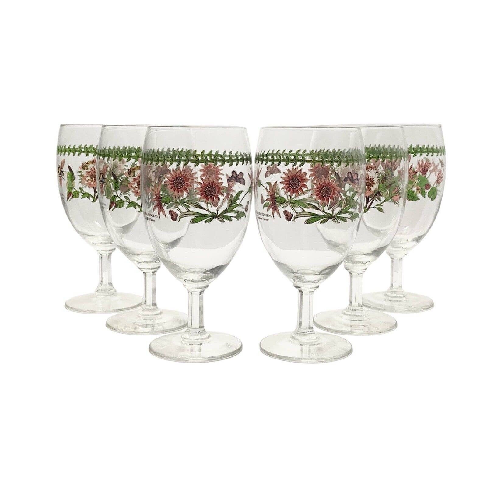 Botanic Garden 19 Ounce Set of 4 Stemless Wine Glasses (Assorted)