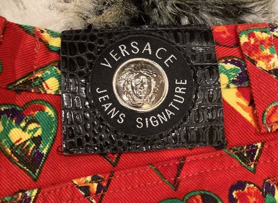 1997 Vintage Authentic Gianni Versace Red Heart C… - image 7
