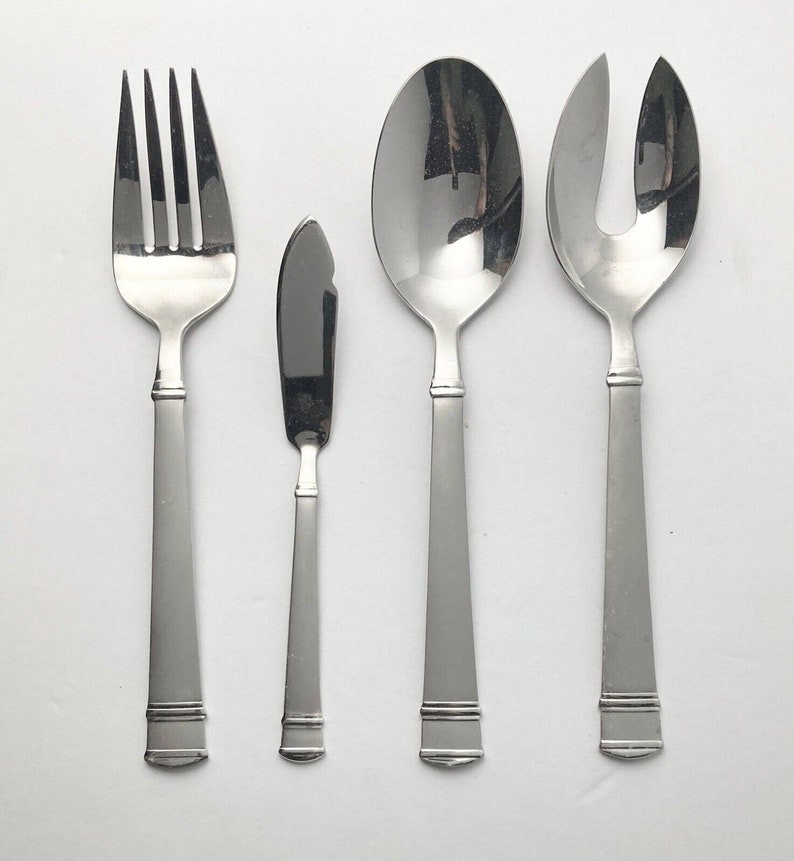 Oneida tiramisu 63piece Stainless 18/10 Flatware Set, Frosted Etsy