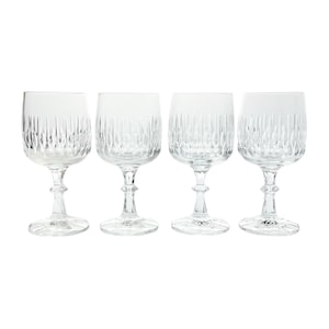 Schott-Zwiesel “Flamenco” Set of 4 Crystal Water Glasses 6 3/4” 12oz image 1