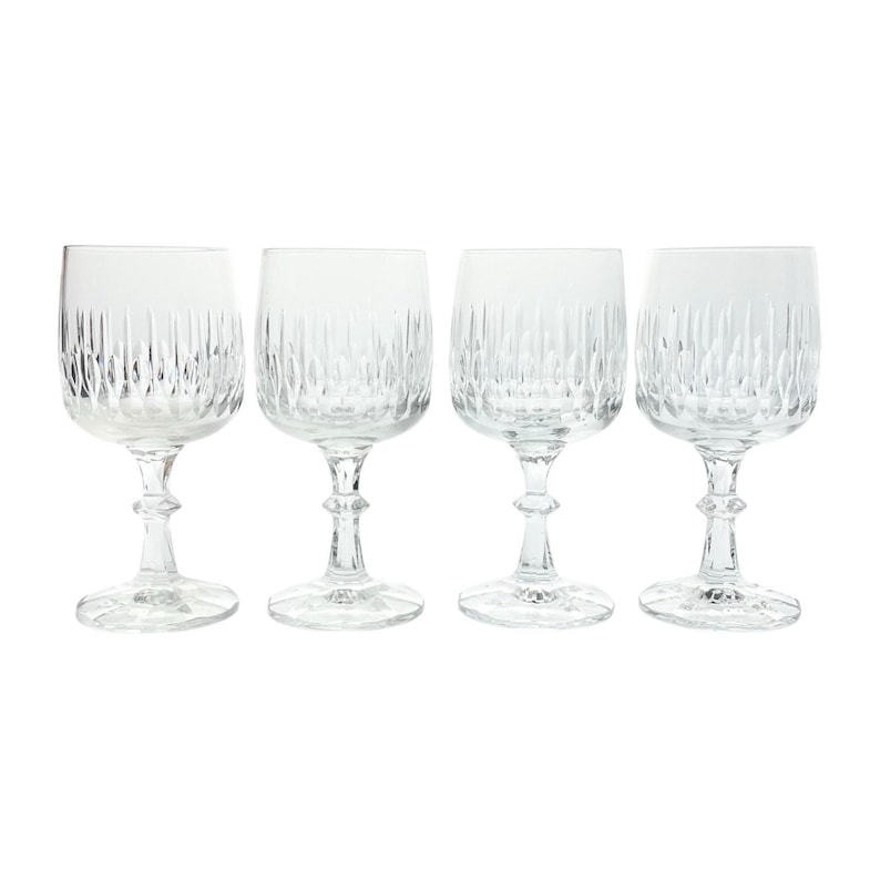 Schott-Zwiesel “Flamenco” Set of 4 Crystal Water Glasses 6 3/4” 12oz image 1