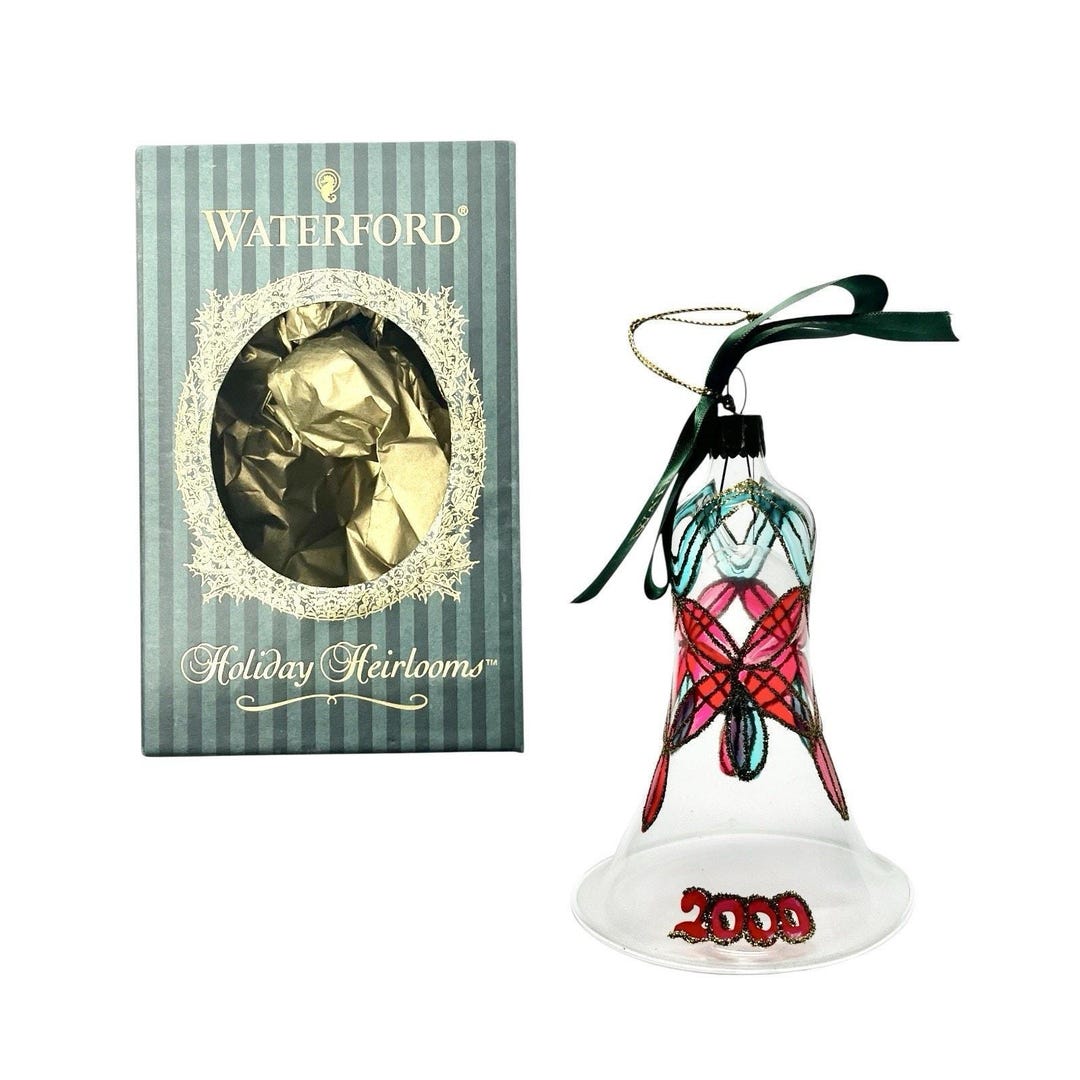 2000 Waterford Holiday Heirlooms Hand Painted Christmas Ornament 5 ...