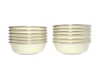 Lenox “Solitaire” Set of 12 Porcelain All Purpose Bowls (Soup Pasta Salad) 6.25”