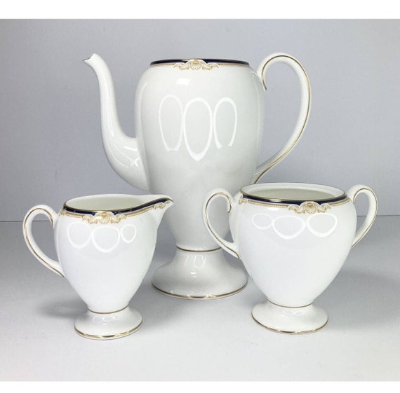 Wedgwood CAVENDISH 3-piece Porcelain Tea/coffee Set England - Etsy