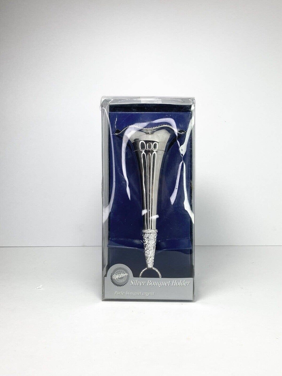 WILTON New Silverplate Flower Bouquet Holder 7 1/2 Wedding Etsy