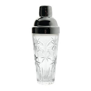 Godinger & Shannon Crystal “Palm” Crystal Cocktail Martini Shaker 10 1/4” 16oz