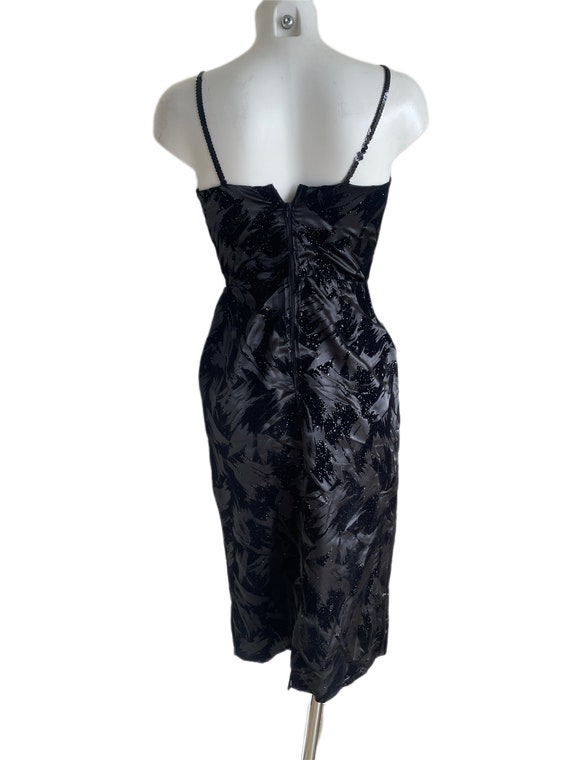Vintage 80s Little Black Dress, Classic 1980s Coc… - image 6