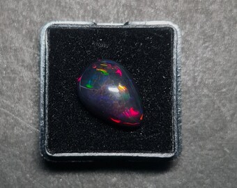 Natural Black Opal Cabochon~ Black Opal Cabochon~ Opal Loose Stone~ Opal Cabochon Lot~ Black Opal Cabochon~ Opal Gemstone~ Black Opal