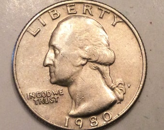 1980 P Washington Quarter