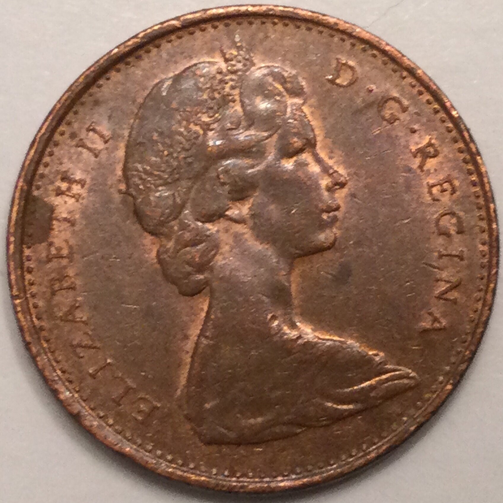 1978 1cent Elizabeth Ll - Etsy