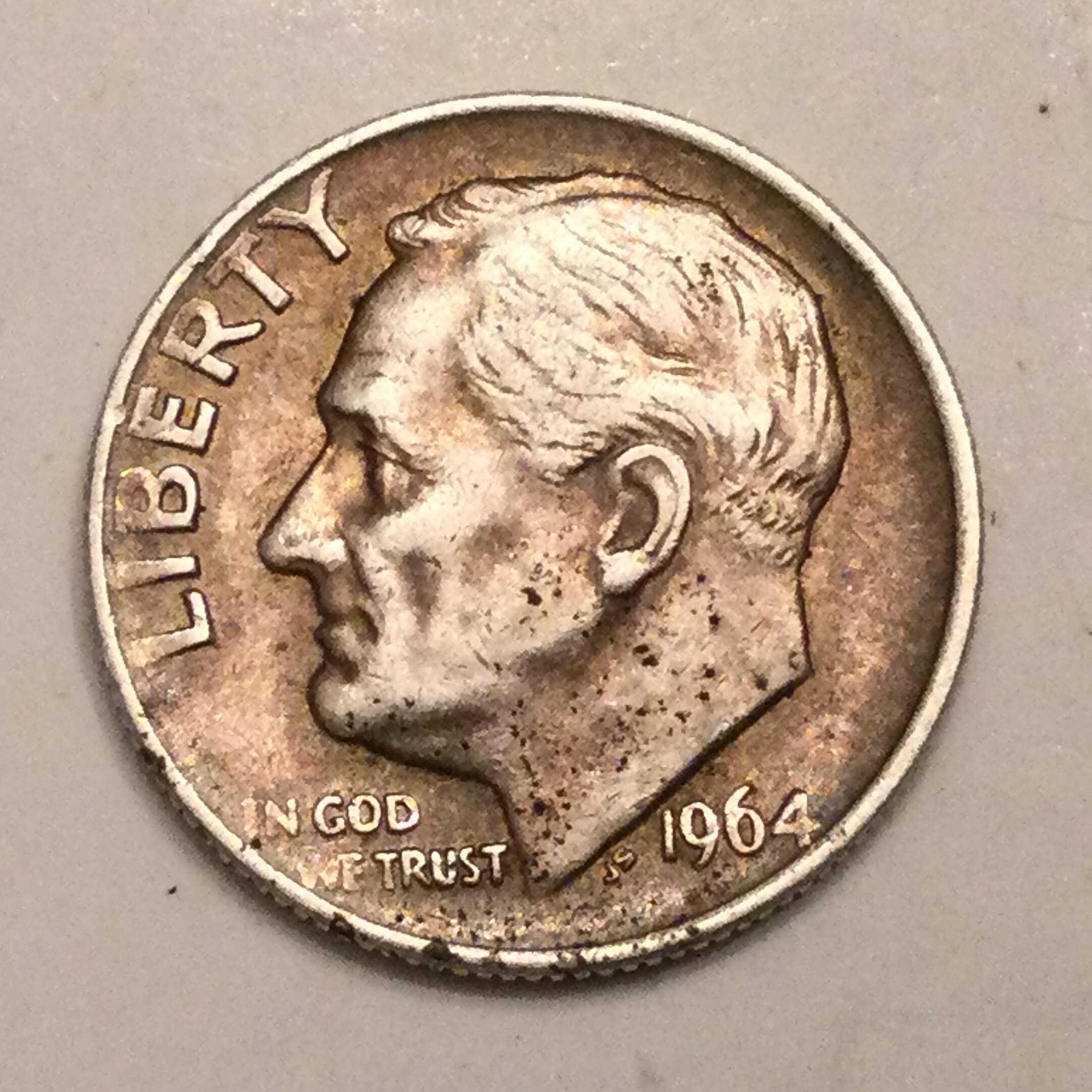 1964 Roosevelt Dime - Etsy