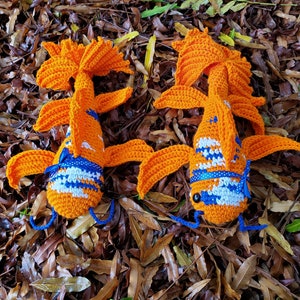 Crochet Amigurumi Plush Koi Fish Commissions