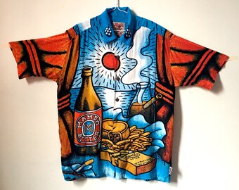 期間限定特価】 90s loud mambo bckediri.beacukai.go.id shirts loud
