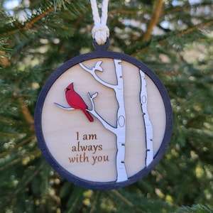 Cardinal Ornament | Keepsake Gift | Memorial Gift | Loss of Loved One | Bereavement | In Memory Of | Sympathy Gift