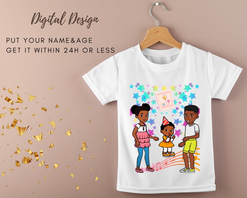 GRACIE'S CORNER Digital Printable Tshirt Design Birthday Etsy Canada