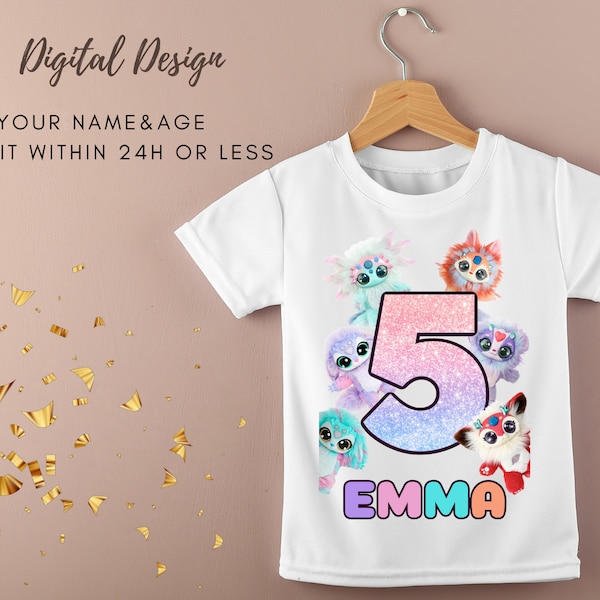 MAGIC MIXIES Digital Printable T-shirt Design Birthday Party T-shirt | You Print Magic Mixies Custom Kids Birthday T-shirt