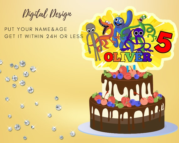 Printable Mickey Mouse Birthday Cake Topper. Custom Name & Age -   Portugal