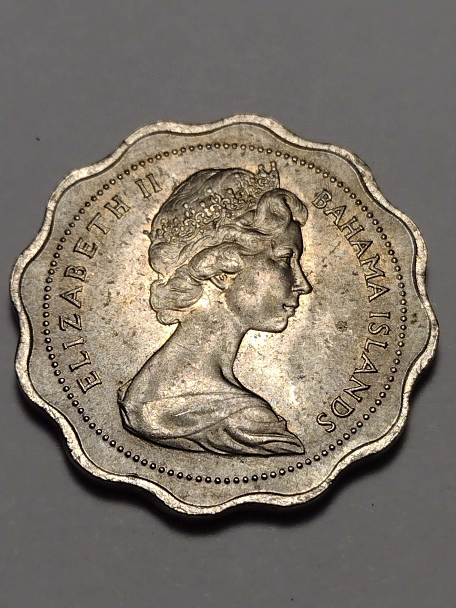 Bahama Islands Elizabeth II Ten cents 1966 Etsy