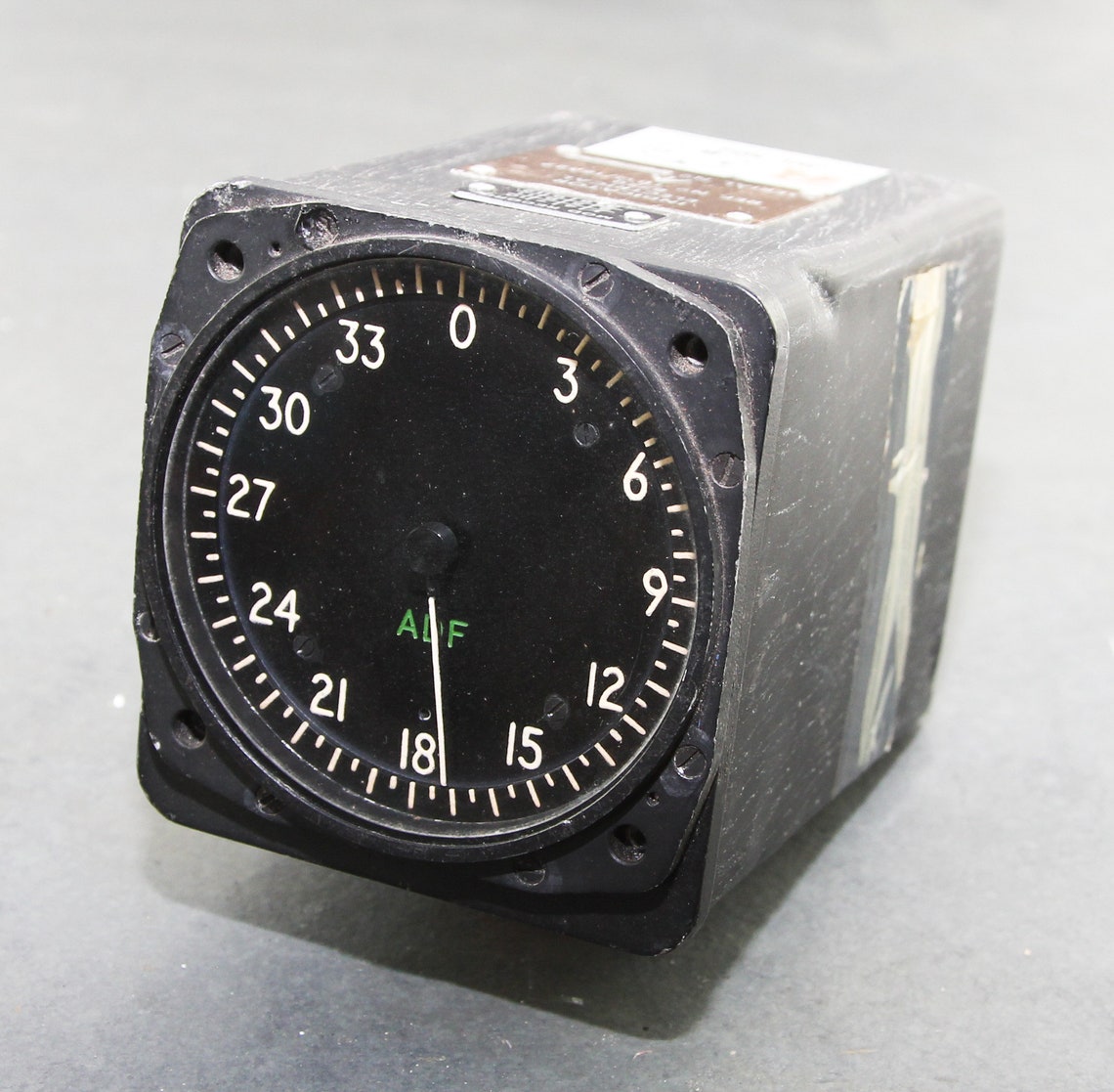 Old ADF indicator for RAF aircraft | Etsy