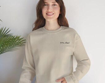 Ja, Chef Unisex Heavy Blend ™ Rundhals-Sweatshirt | Ja, Chef Der Bär | Blumen | Ja Chef | Pullover