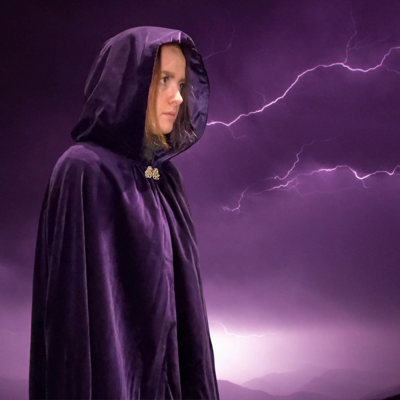 SHORT VELVET CLOAK Gothic Cloak Medieval Cloak Costume Etsy