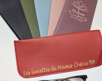 Customizable eyeglass cases, personalized eyeglass pouches, personalized gift for women, Christmas gift for men