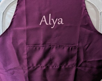 personalized child gift personalized children&#39;s aprons little chef Montessori wooden knife for children