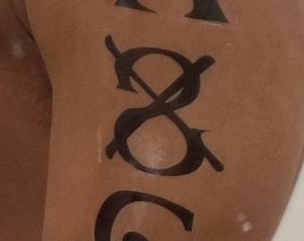 Portgas D Ace ASCE Arm Temporary Tattoo – OP Cosplay Tattoo