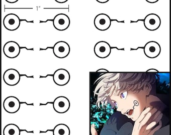 Toge Inumaki Mouth Temporary Tattoo – JJK Cosplay Face Mark