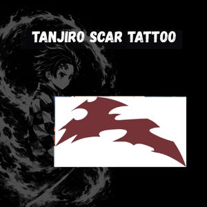 Temporary Tattoos | Anime | Forehead Scar Design | Cosplay | Costume | Halloween