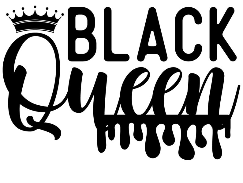 Black Queen SVG, PNG, Cut File, Sublimation File, African American Clip ...