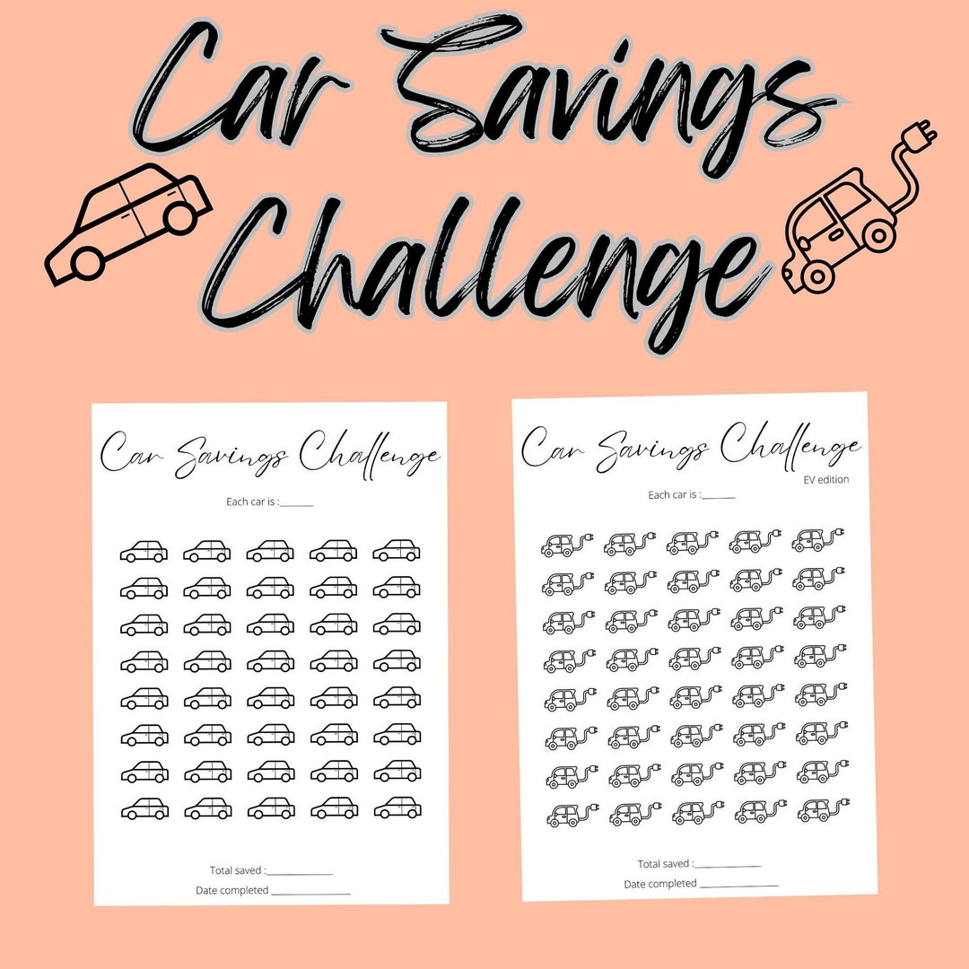Car Savings Challenge EV Car Savings Challenge Digital Print Etsy car-savings-challenge-ev-car-savings-challenge-digital-print-etsy