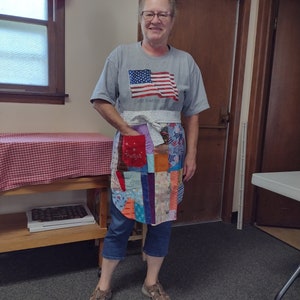 Patchwork Cotton Apron