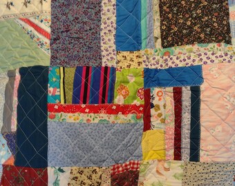 Patchwork Crazy Quilt/throw