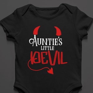 Baby-Youth Auntie's Little Devil Onesie/Koszulka