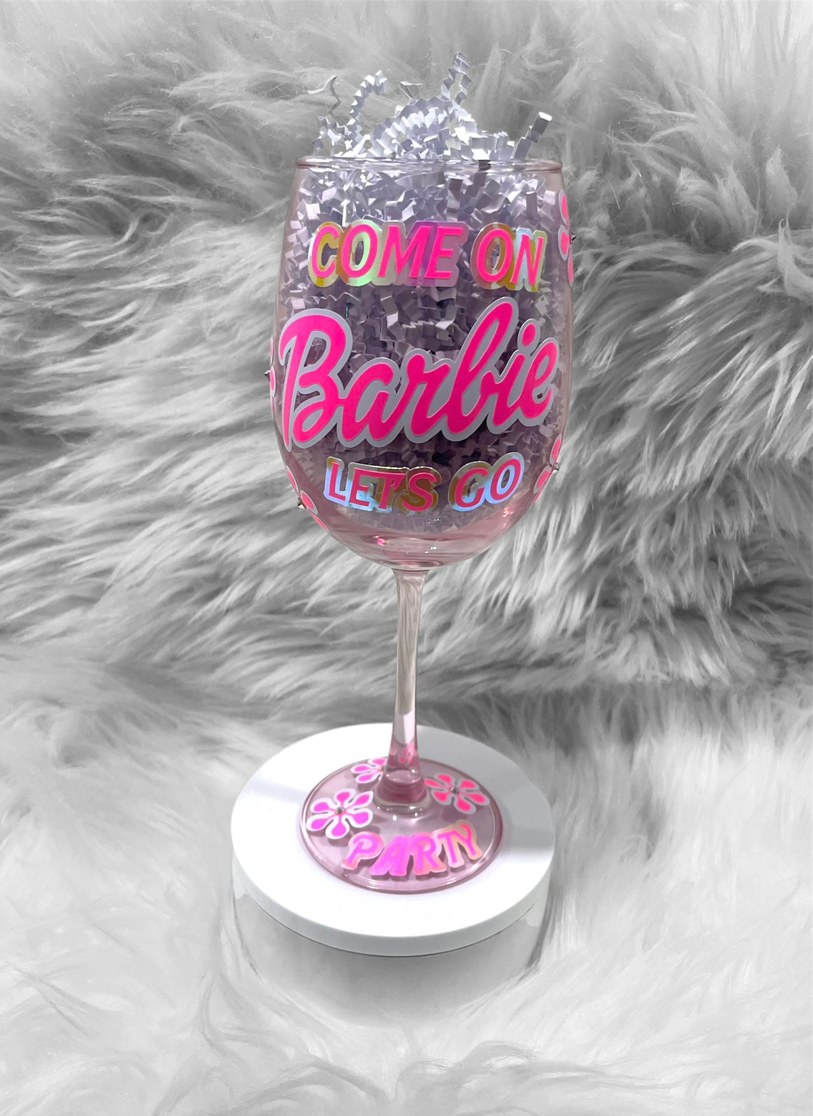 Barbie Wine Glass 