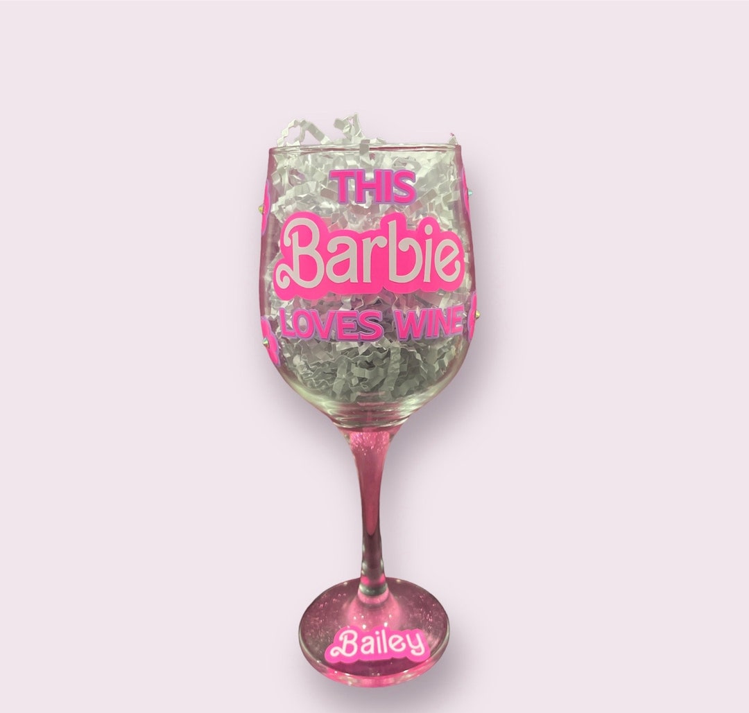 Wine glass charms as jewellery. : r/Barbie