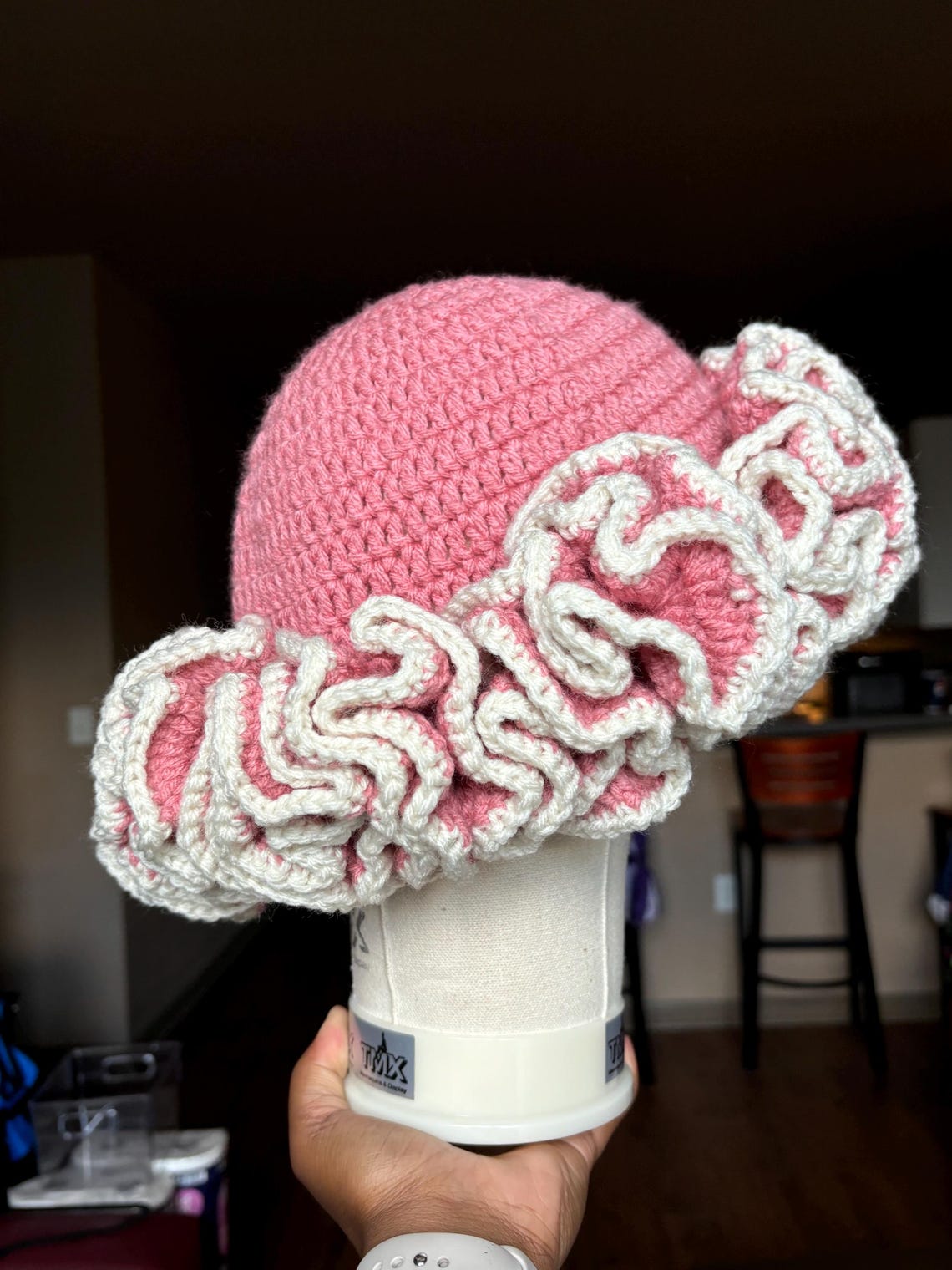 Custom Crochet Extra Ruffle Hat - Etsy