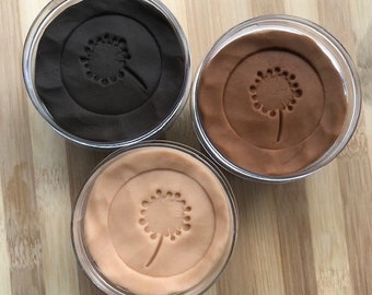 Diversity Playdough Set: Homemade Sensory Play with Wooden Rolling Pin