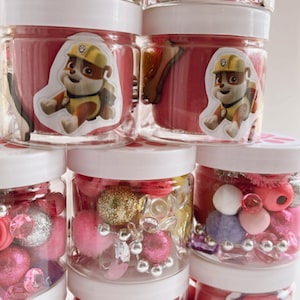Playdough Party Favors: Sensory Jars with Loose Parts