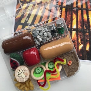 NEW BBQ Playdough Kit for Kids Sensory Playdoh Kit Barbecue Cookout Grill Watermelon Hot Dog Hamburger Summertime Activity for Kids