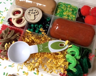Pizza & Pasta Sensory Playdough Kit: Pretend Play Kitchen Toy