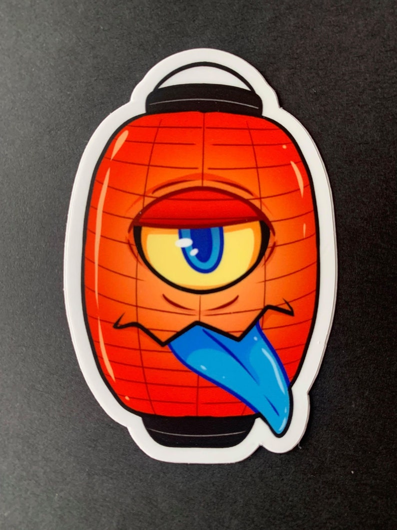 Lantern Yokai Sticker Etsy