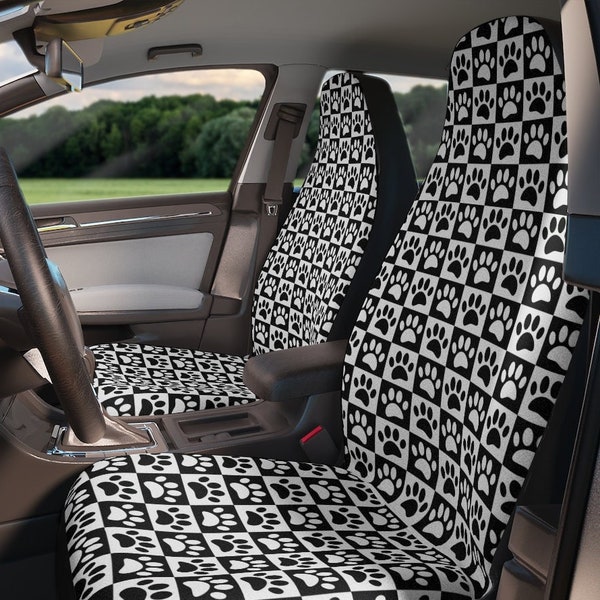 Paw Print Seat Covers Etsy