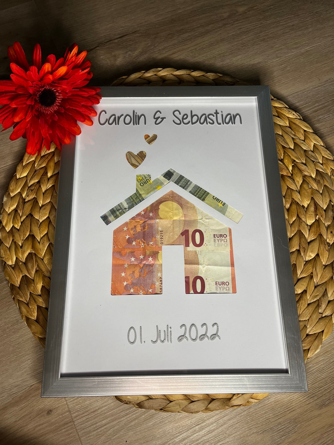 Geldgeschenk Hochzeit Brautpaar Hausbau Etsy.de
