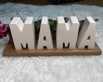 Mama Geschenk Weihnachten| Geschenkset Mama| Geschenk zu Muttertag| Buchstaben gegossen| Aufmerksamkeit für Mamas| Mama ist die Beste