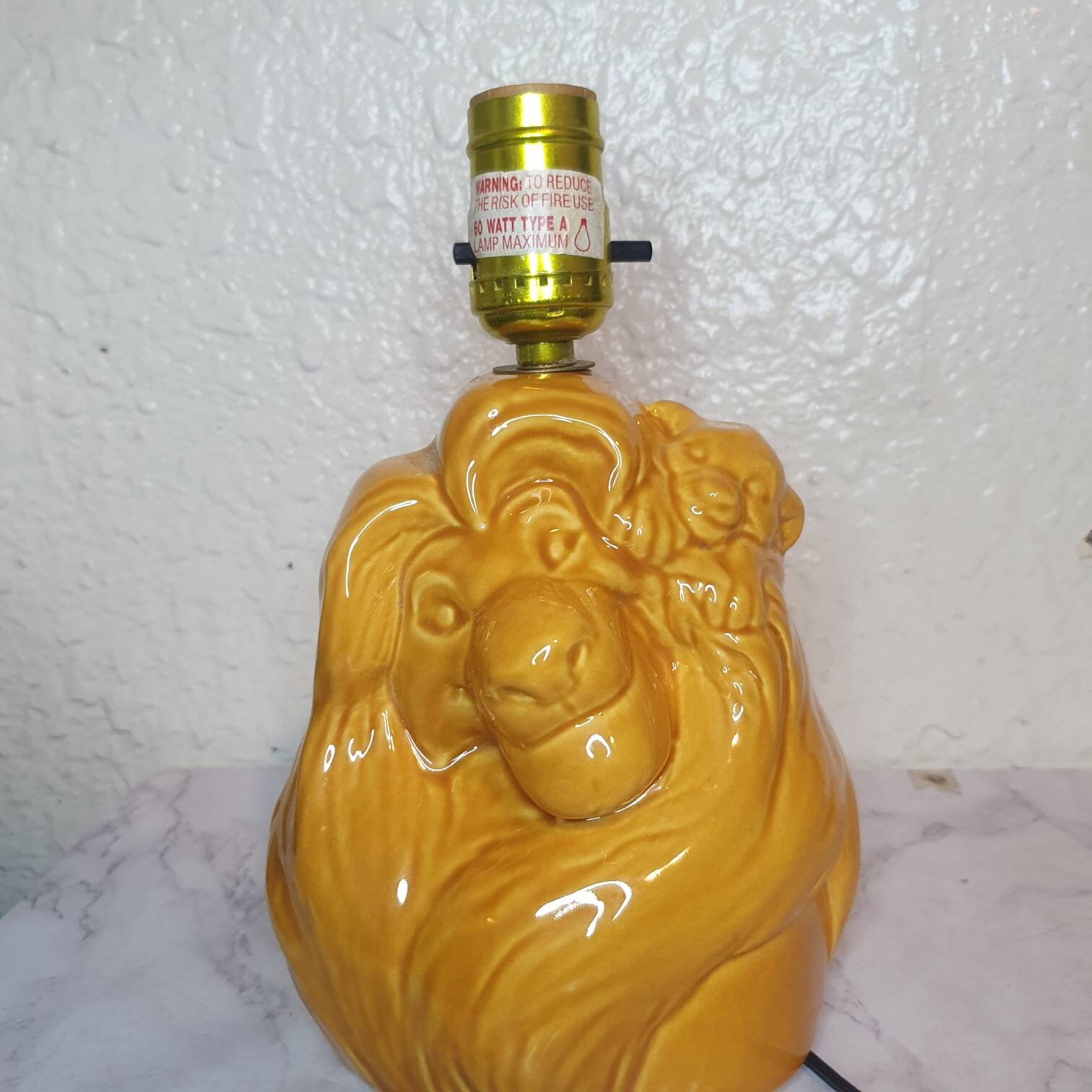 Vintage Disney the Lion King Simba Mufasa Ceramic Table Lamp (no Shade ...