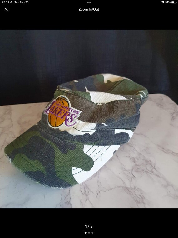 VINTAGE LA Lakers HAT Camo