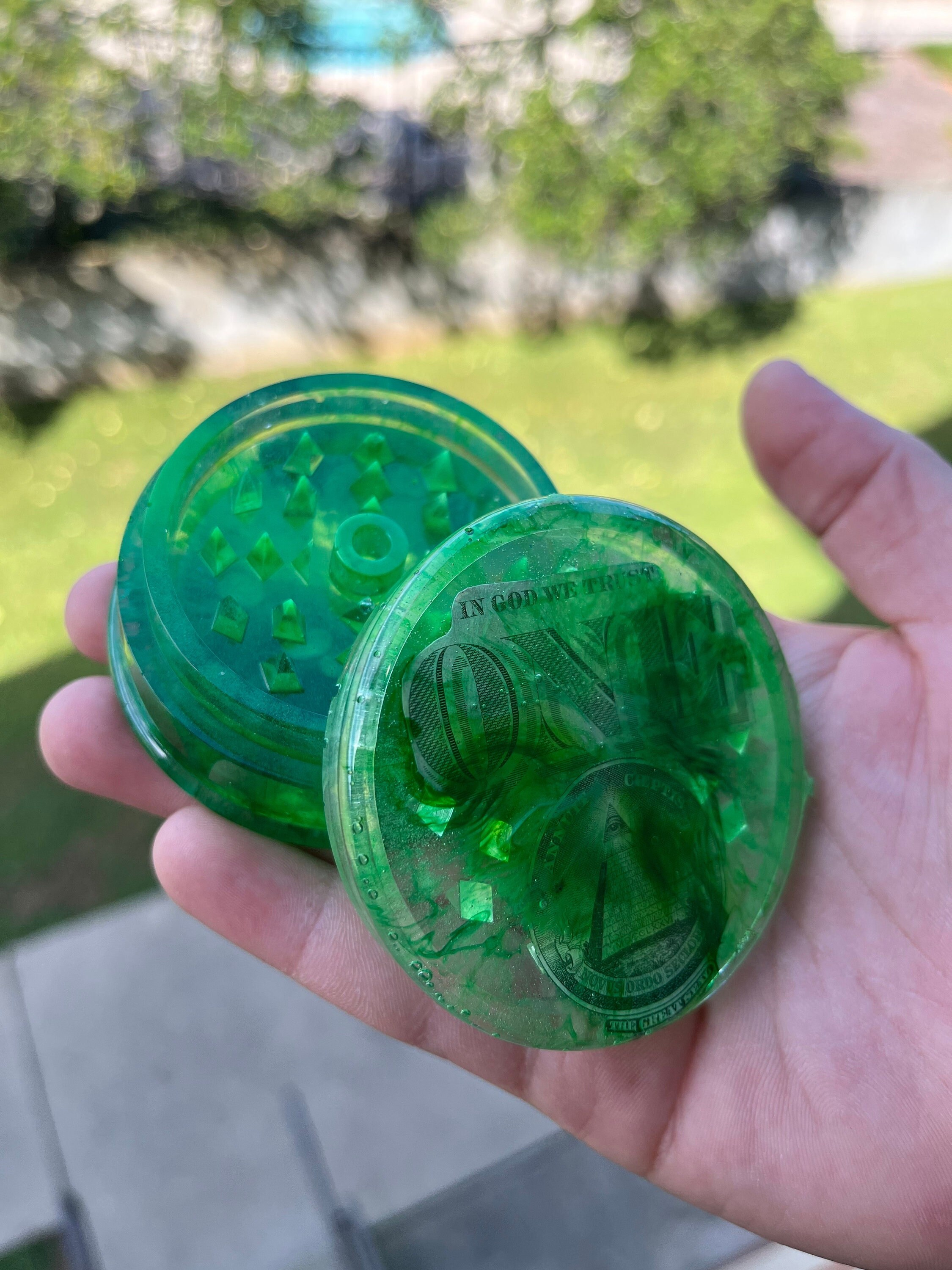 Grinder original 4 parties In Weed We Trust 50 mm